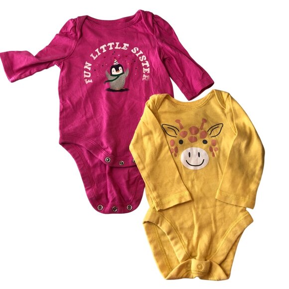 Baby Girls 0-3m 4 Piece Clothing Lot Jeans One Pieces - Picture 3 of 4